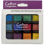 Crafter's Companion Glitter Paint Palette 12 Colors