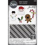 Sizzix Sidekick Texture Fades Embossing Folder By Tim Holtz Christmas