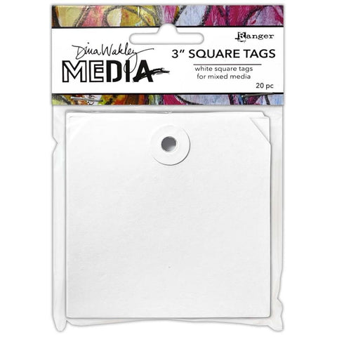 Dina Wakley Media Square Tags With Reinforced Holes 3