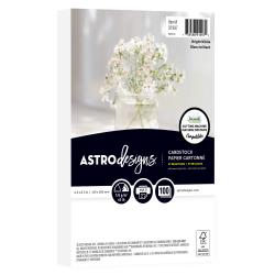 Neenah Astrodesigns 65lb Cardstock Pack 4.5"X6.5" 100/Pkg Bright White