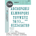 Sizzix Framelits Die Set By 49 And Market Fine Line Alpha 02