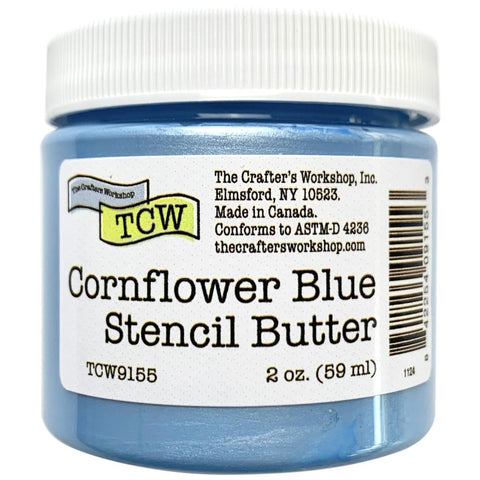 Crafter's Workshop Stencil Butter 2oz Cornflower Blue