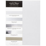 Harmony Hues  -Precious Metals Cardstock 8.5"X11" 20/Pkg Silver