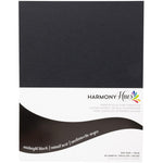 Harmony Hues 110# Cardstock 8.5"X11" 50/Pkg Midnight Black