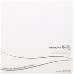 Harmony Hues 110# Cardstock 12"x12" 50/Pkg Brilliant White