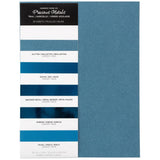 Harmony Precious Metals Cardstock 8.5"X11" 20/Pkg Teal