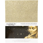 Harmony Hues  - Diamond Chic Glitter Cardstock 8.5"X11" 20/Pkg Gold Dust