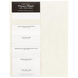 Harmony Hues  -Precious Metals Cardstock 8.5"X11" 20/Pkg Ivory