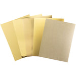 Harmony Hues  - Precious Metals Cardstock 8.5"X11" 20/Pkg Gold