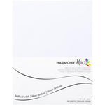 Harmony Hues  65# Cardstock 8.5"X11" 100/Pkg Brilliant White