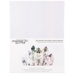 Harmony Diamond Chic Glitter Cardstock 8.5"X11" 20/Pkg Crystal