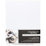 Harmony Paper Inkjet Printable Glitter Cardstock 8.5"X11"Crystal White, 280gsm
