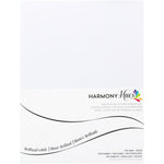 Harmony  Hues 65# Textured Cardstock 8.5"X11" 80/Pkg Brilliant White