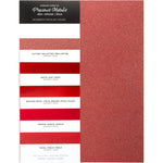 Harmony Precious Metals Cardstock 8.5"X11" 20/Pkg Red