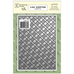 Lisa Horton Crafts Embossing Folder lattice