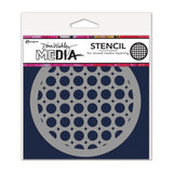 Dina Wakley Media Stencils 5"X5" Rattan Coaster