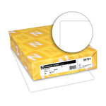 Neenah 80lb Classic Crest Cardstock 8.5"X11" Solar White super smooth (PER UNIT)