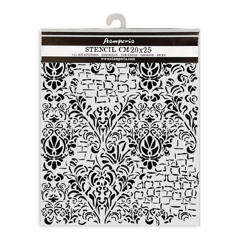 Stamperia Stencil 7.87"X9.84" Master Of Magic, Tapestry