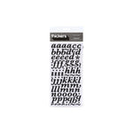 American Crafts Thickers Printed Chipboard Stickers 6"X11" Sheets 2/Pkg Marquise - Black