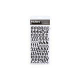 American Crafts Thickers Printed Chipboard Stickers 6"X11" Sheets 2/Pkg Marquise - Black