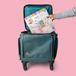 We R Memory Keepers Makers 360 Degree Rolling Craft Storage Bag Mint