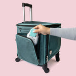 We R Memory Keepers Makers 360 Degree Rolling Craft Storage Bag Mint