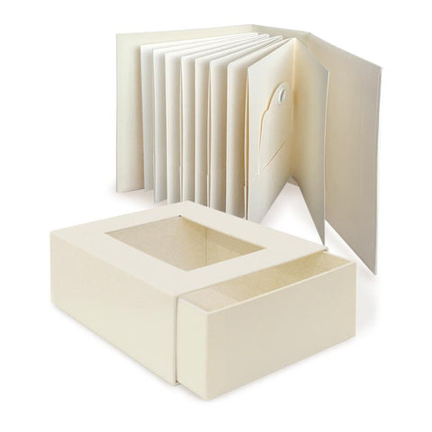 Graphic 45 Staples ATC Album With Matchbook Box Ivory