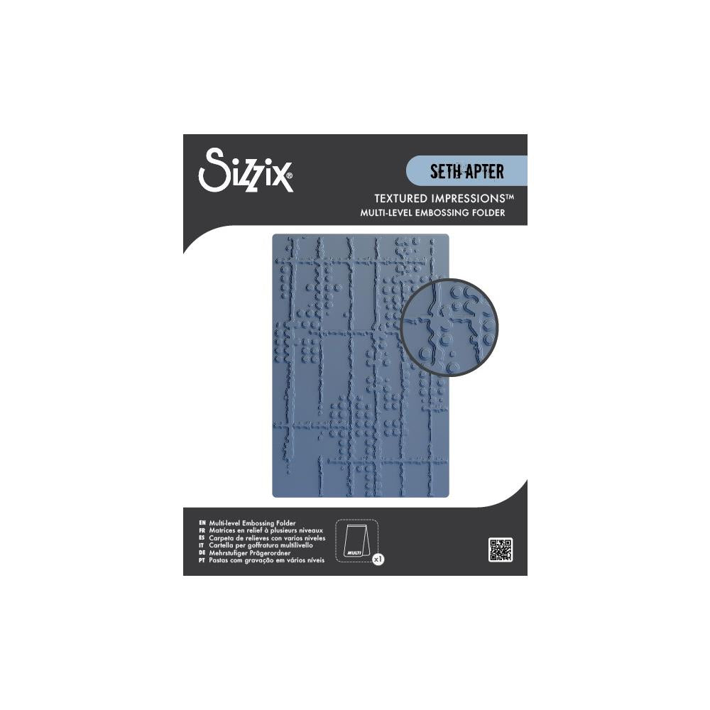 Mult Level Folder Sizzix Multi Level Embossing Folder by Seth Apter Dot Matrix – Scrap en ...