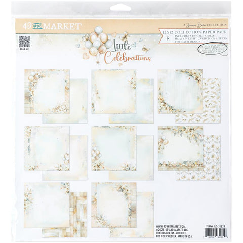 49 & Market Collection Pack 12"X12" Little Celebrations