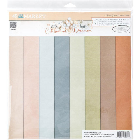 49 & Market Collection Pack Solids 12"X12" Little Dreamer/Celebrations Solids