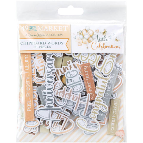 49 And Market Chipboard Set Little Celebrations