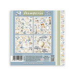 Stamperia Stickers 6.5"X6.5" 4/Pkg Timeless