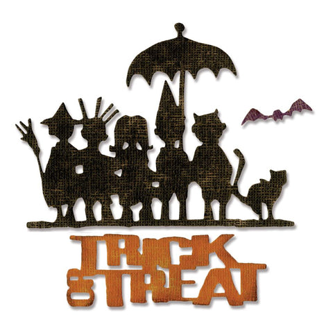 Sizzix Thinlits Dies By Tim Holtz 3/Pkg Trick-Or-Treat