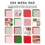 Echo Park Double-Sided Cardmakers Mega Pad 6"X6" Santa's Christmas Delivery