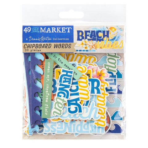 49 and Market - Chipboard Set Beach Vibes