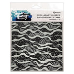Simon Hurley create. Cling Stamp 6"X6" Saltwater