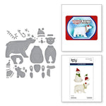 Spellbinders Etched Dies By Simon Hurley Polar Bear Pals, North Pole Friends