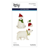 Spellbinders Etched Dies By Simon Hurley Polar Bear Pals, North Pole Friends