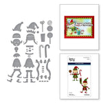 Spellbinders Etched Dies By Simon Hurley Santa's Elves, North Pole Friends