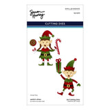 Spellbinders Etched Dies By Simon Hurley Santa's Elves, North Pole Friends