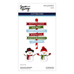Spellbinders Etched Dies By Simon Hurley North Pole Sentiments
