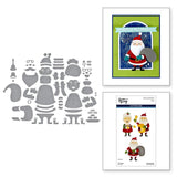Spellbinders Etched Dies By Simon Hurley The Clauses, North Pole Friends