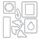 Sizzix Famelits Die & Stamp Set By 49 And Market 38/Pkg Special Delivery