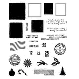 Sizzix Famelits Die & Stamp Set By 49 And Market 38/Pkg Special Delivery
