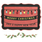 Sizzix Thinlits Die Set By 49 And Market 15/Pkg Snap And Swap Merry Christmas
