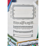 Sizzix Thinlits Die Set By 49 And Market 15/Pkg Snap And Swap Merry Christmas