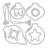 Sizzix Framelits Die & Stamp Set By 49 And Market 30/Pkg Baubles