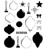 Sizzix Framelits Die & Stamp Set By 49 And Market 30/Pkg Baubles