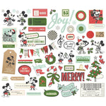 Simple Stories Say Cheese Classic Mouse Christmas Bits & Pieces Die-Cuts Elements