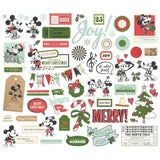 Simple Stories Say Cheese Classic Mouse Christmas Bits & Pieces Die-Cuts Elements